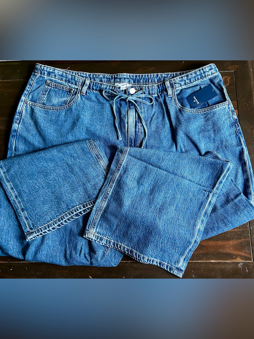 Parke x Target Women's Relaxed Drawstring Jeans - Size 22